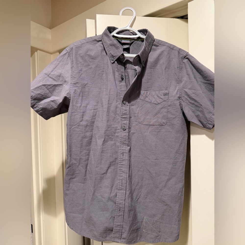 Men's Outdoor Research Gray Short Sleeve Shirt